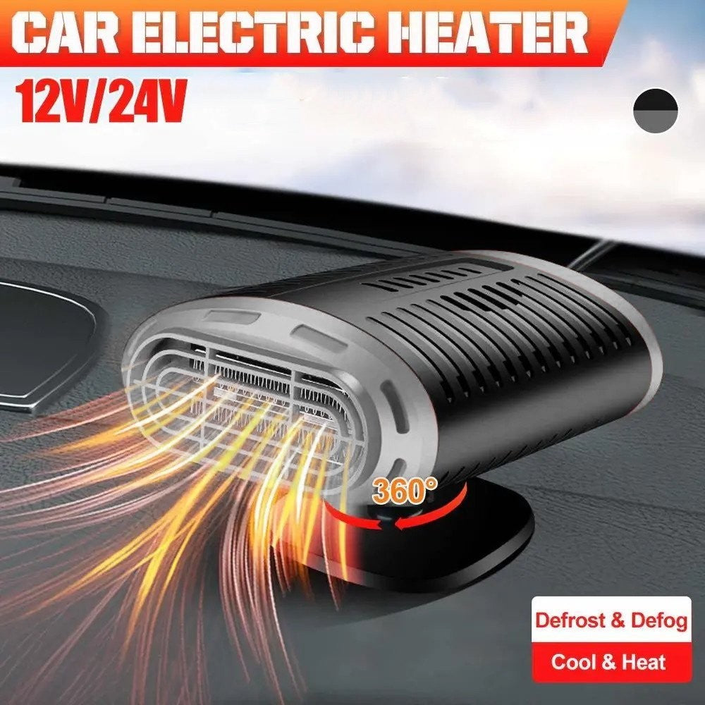 Portable Electric Car Heater 12V 150W Heating Fan Defogger Defroster Demister