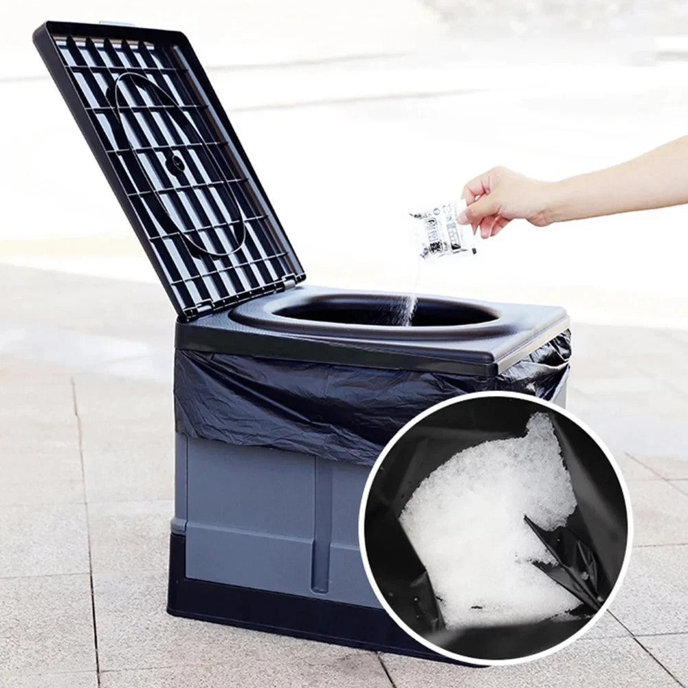 12pcs Poo Powder Camping Toilet Chemicals Eco Absorbent Gel Waste Deodorizing