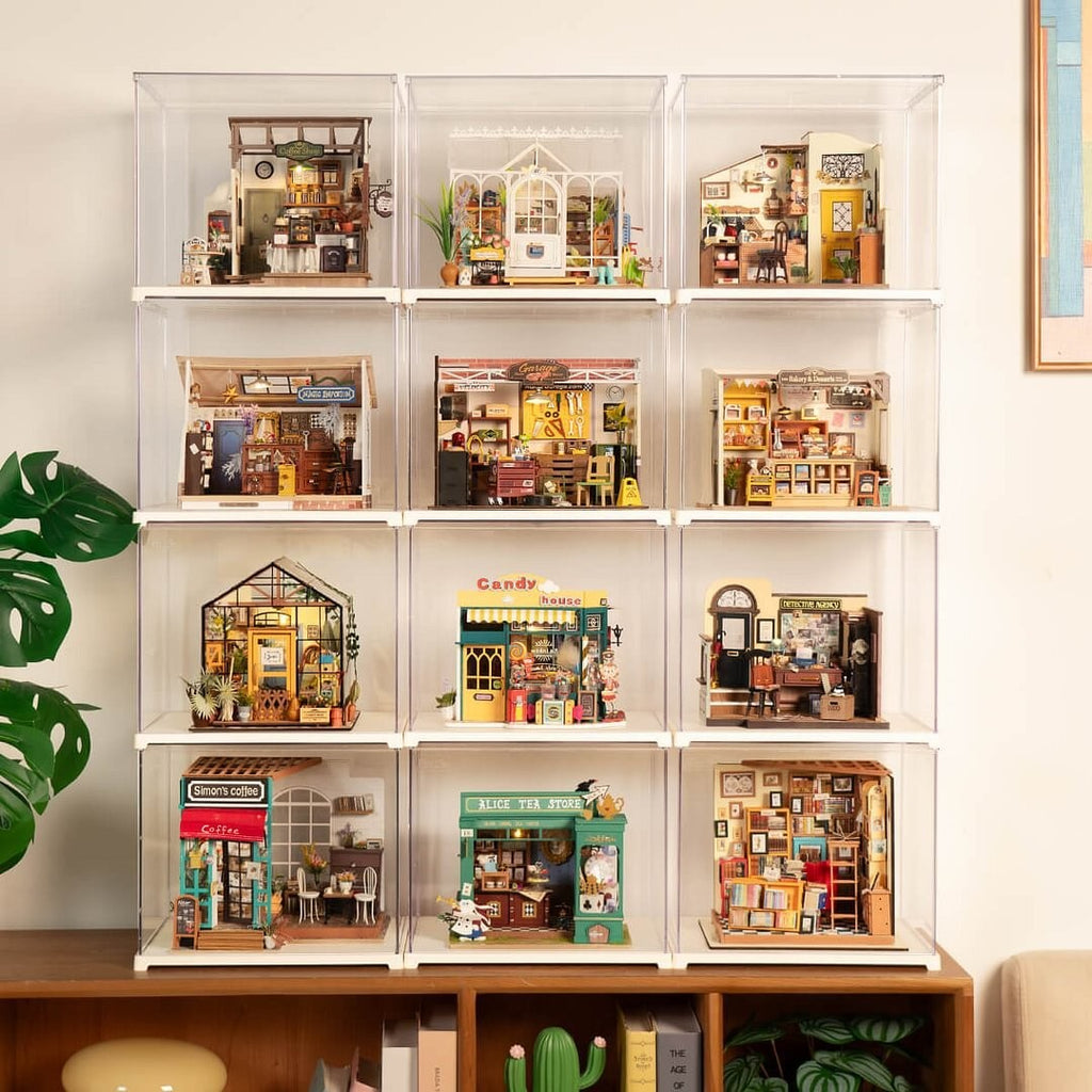 Rolife Miniature House Dust Proof Display Box/Proof No product included UK SOTCK