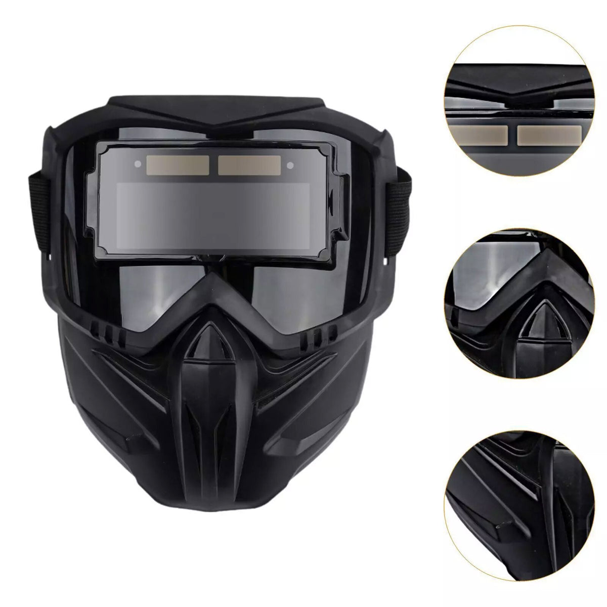 True Color Auto Darkening Welding Glasses Flame Resistant Welding MaskFD