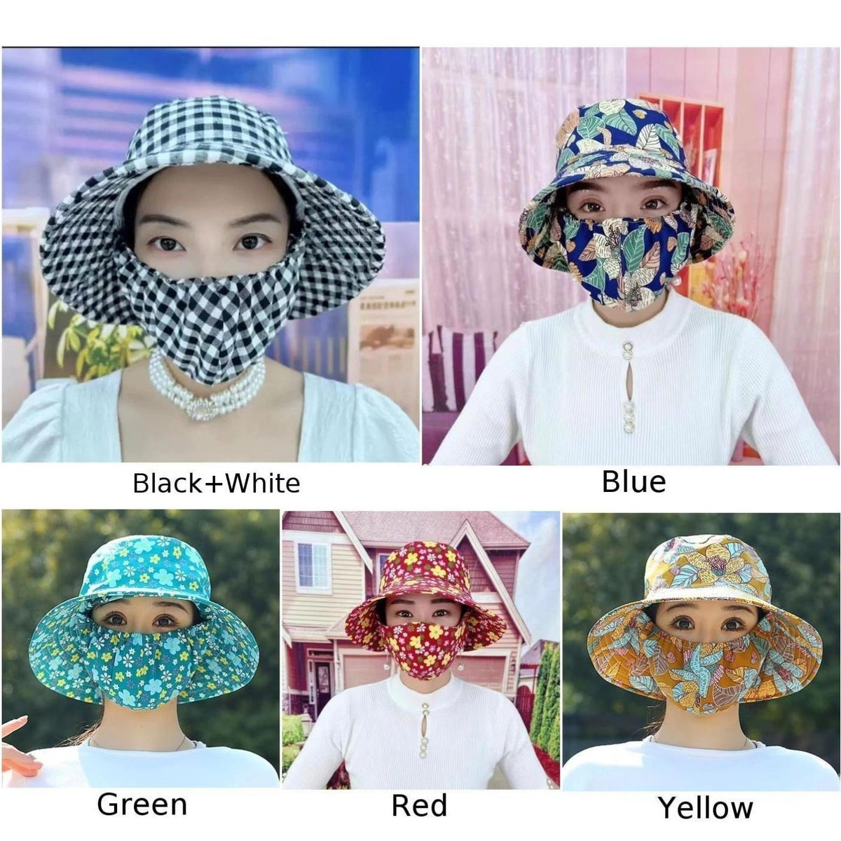 Adjustable Sunscreen Hat for Cycling and Outdoor Activities Fashionable Style