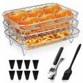 Rectangle Air Fryer Rack Accessories for Ninja Dual Air Fryer AF300UK AF400UK