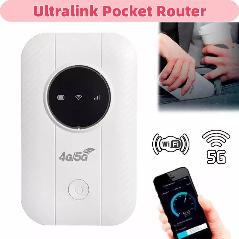 Portable 4G/5G WiFi Satellite Internet Ultralink Pocket High Speed Smart Router