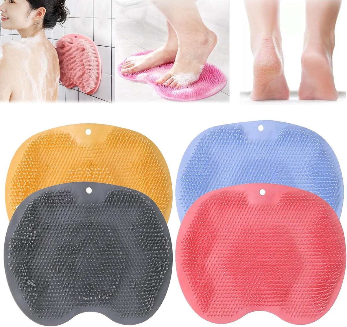 Solespa Hands-Free Silicone Foot Scrubber Mat, Solespa Foot Scrubber