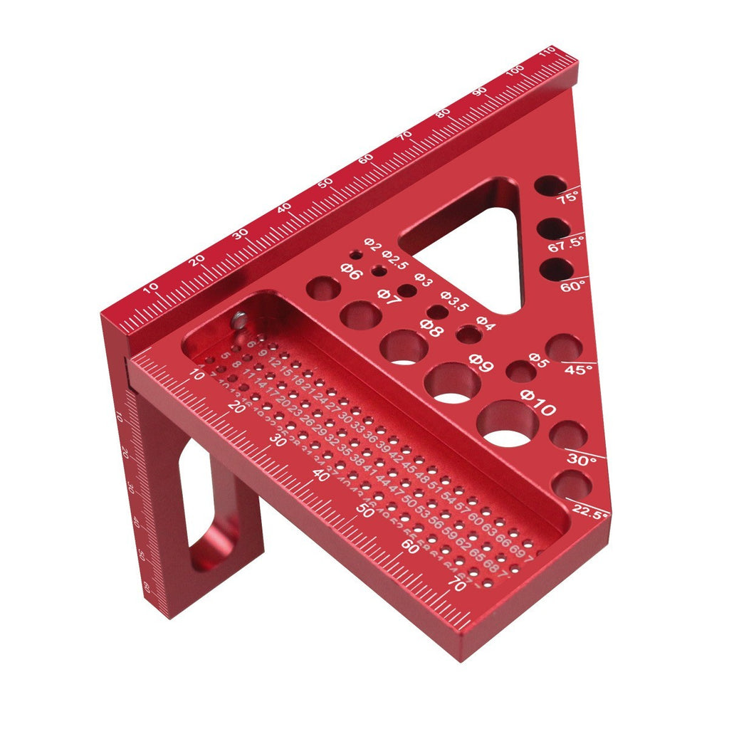 3D Multi-Angle Carpenter Measuring Ruler Marking Ruler Right-angle Square Ruler