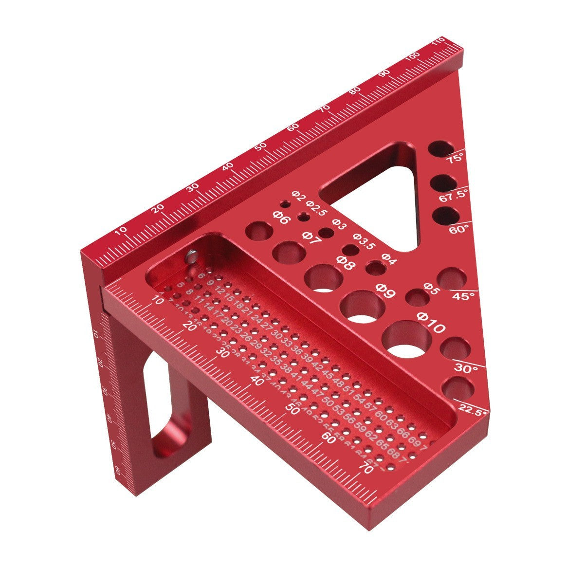 3D Multi-Angle Carpenter Measuring Ruler Marking Ruler Right-angle Square Ruler