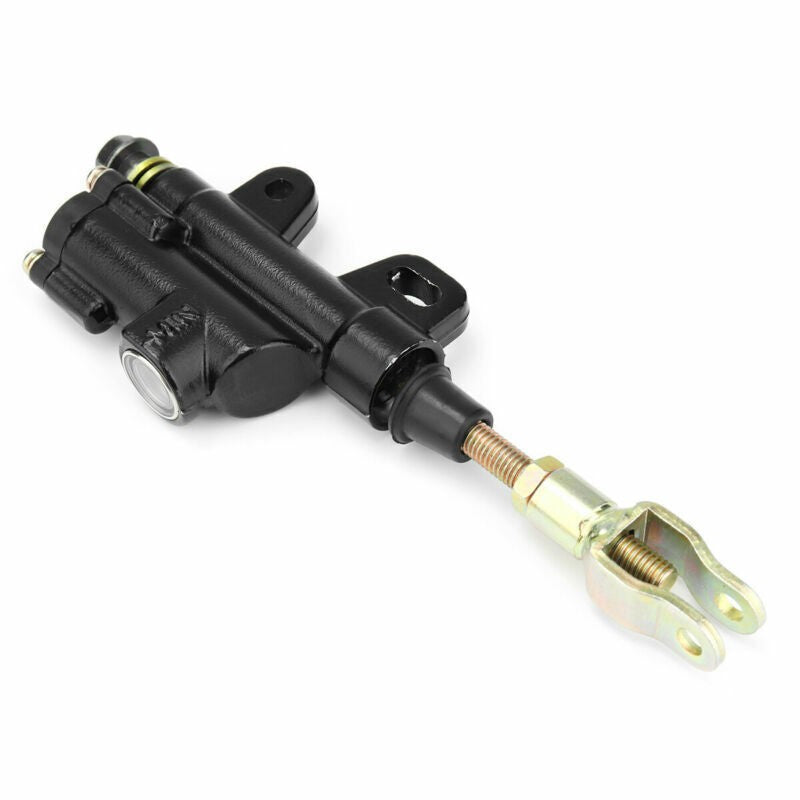 Rear Foot Brake Hydraulic Master Cylinder Pump Silver for Motorbike ATV Dirt NEW