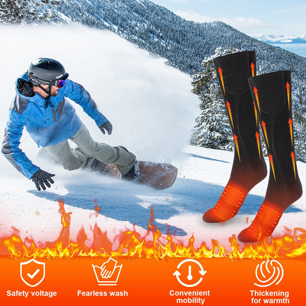 Heating Warm Heated Socks Electric Winter Men Women Ladies Thermal Feet Socks