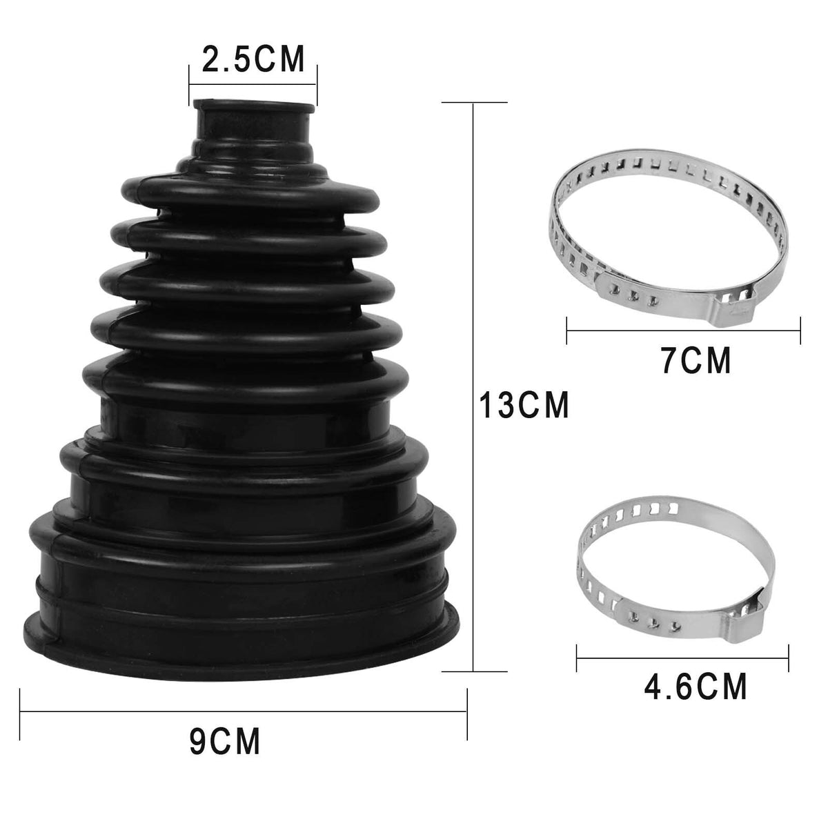 2X CV BOOT KIT STRETCHY UNIVERSAL FIT DRIVE SHAFT GATOR JOINT BOOT STRETCH SET