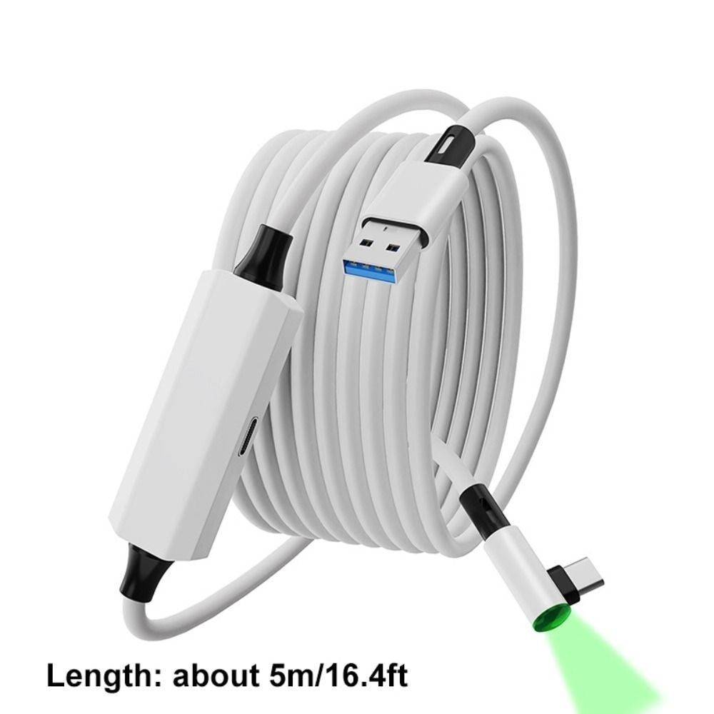 Charging While Playing 5M VR Link Cable for Meta Quest 3/3S/Pico 4 Ultra