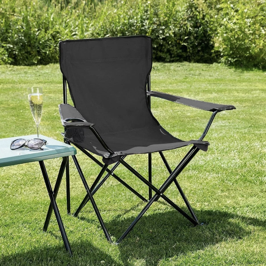 Folding Camping Chairs Portable Lightweight Outdoor Garden Beach Picnic Chair UK