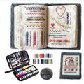 Embroidery Stitch Book Kit,106 Patterns With Tools&Tutorials, 86pcs Beginner Kit
