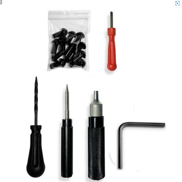 1Set Outer Tire Puncture Repair Kit Mushroom Plug Tool Motorcycle Scooter Bike~