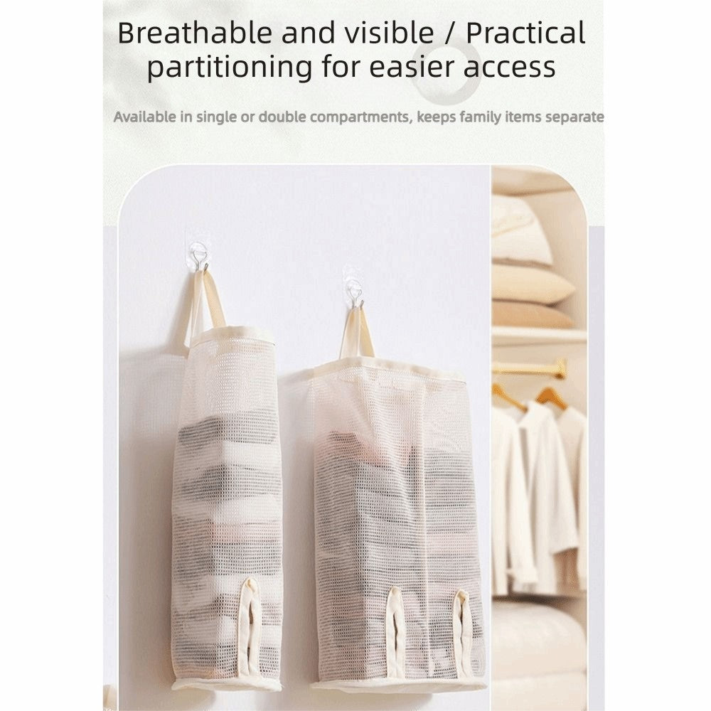 Large Capacity Hanging Storage Bag Closet Organizer  Kitchen Storage