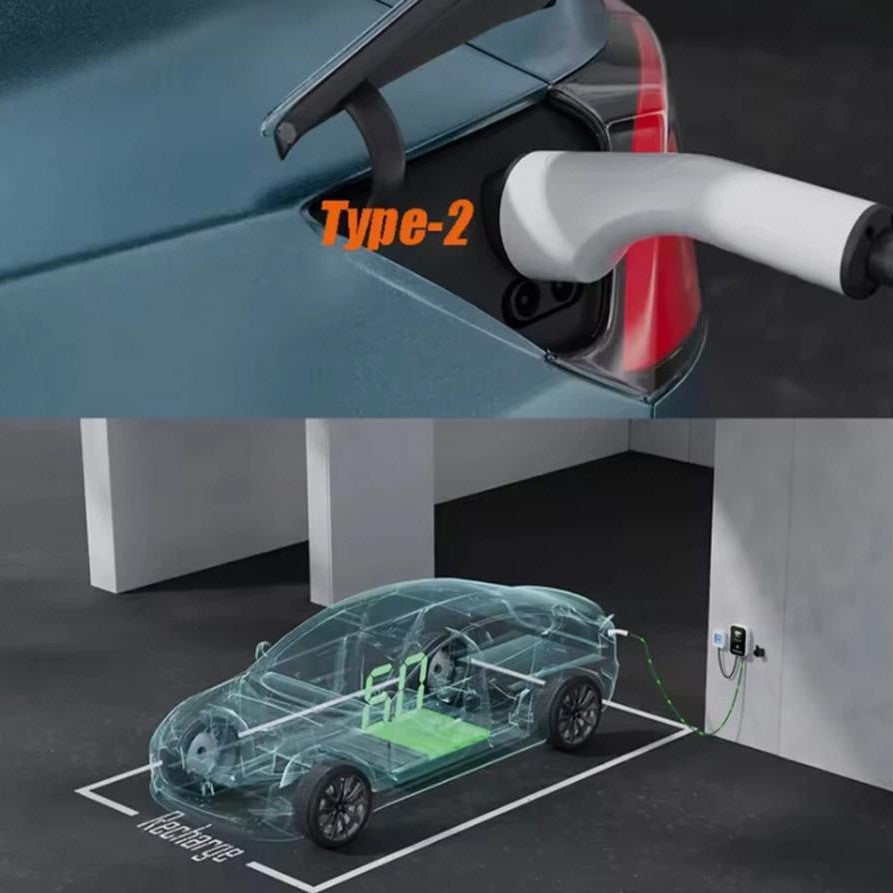 32A 7KW EV Charger Type 2 Electric Car Charging Station With 5M Cable UK