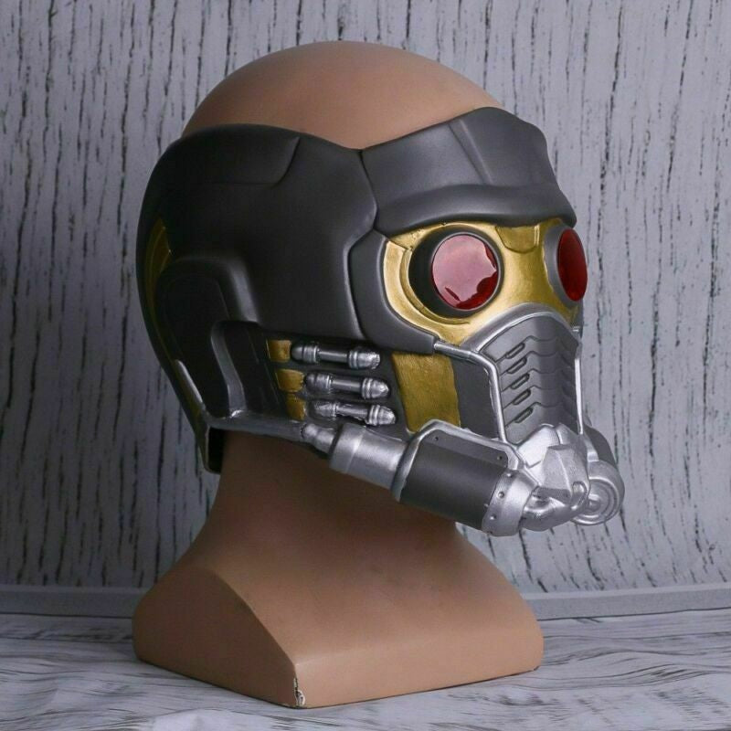 Star Lord LED Mask Cosplay Infinity War Quill LED Helmet Latex Halloween Props