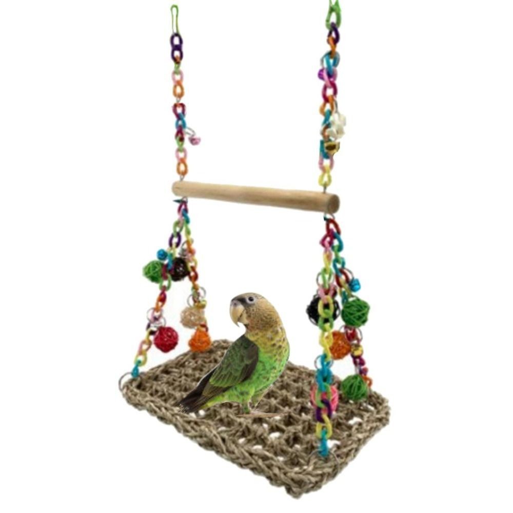 Parrot Swing African Grey Parrot Toy Large Cockatoo Macaw Bird Toy BirdSupplies