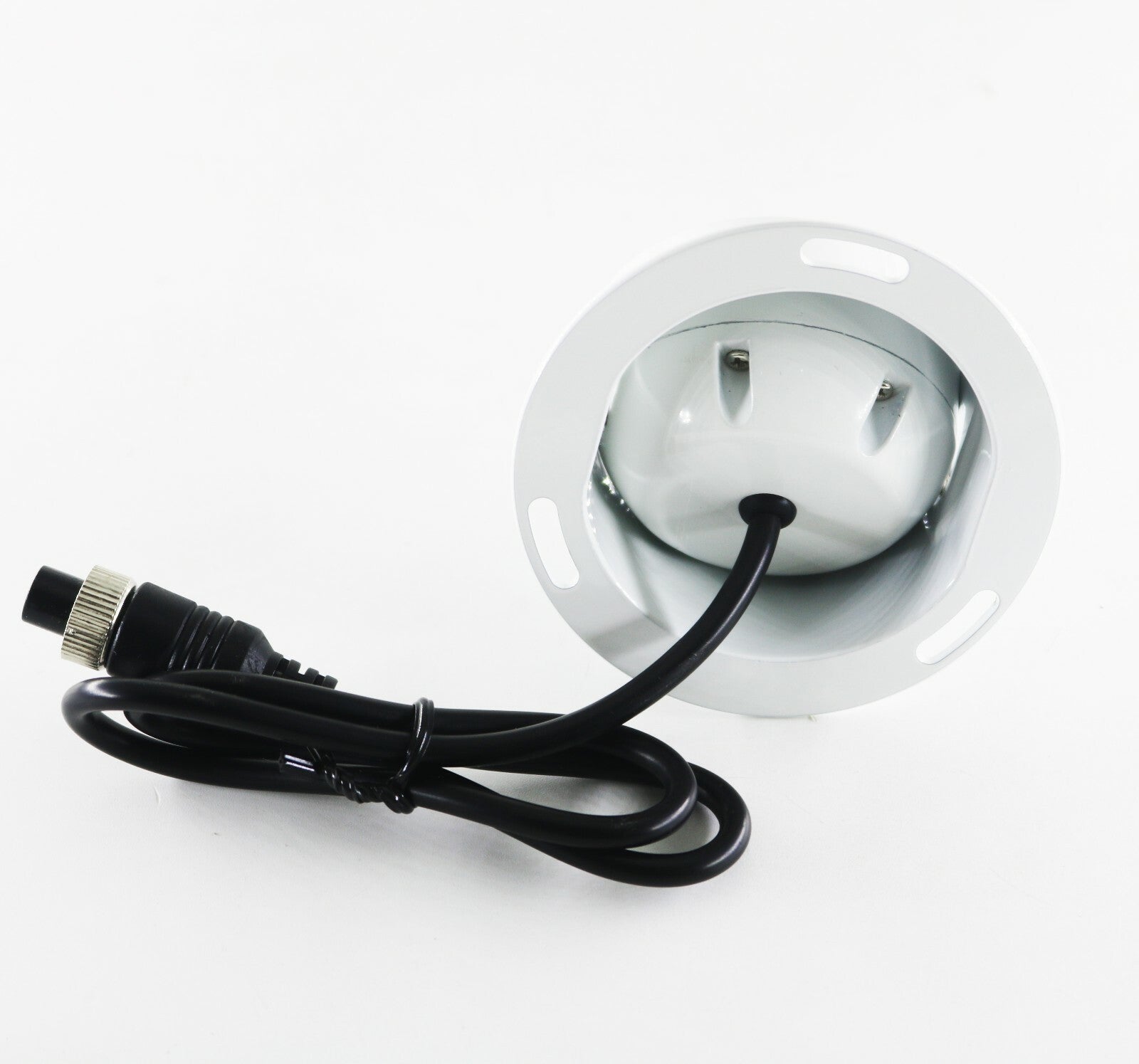 White 4 PIN Heavy Duty Caravan CCD IR Colour Reverse Rear view Camera 12v/24v Rv