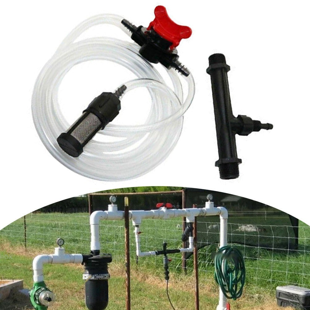 1/2 Inch Venturi Injector Kit for Automatic Irrigation with Water Hose
