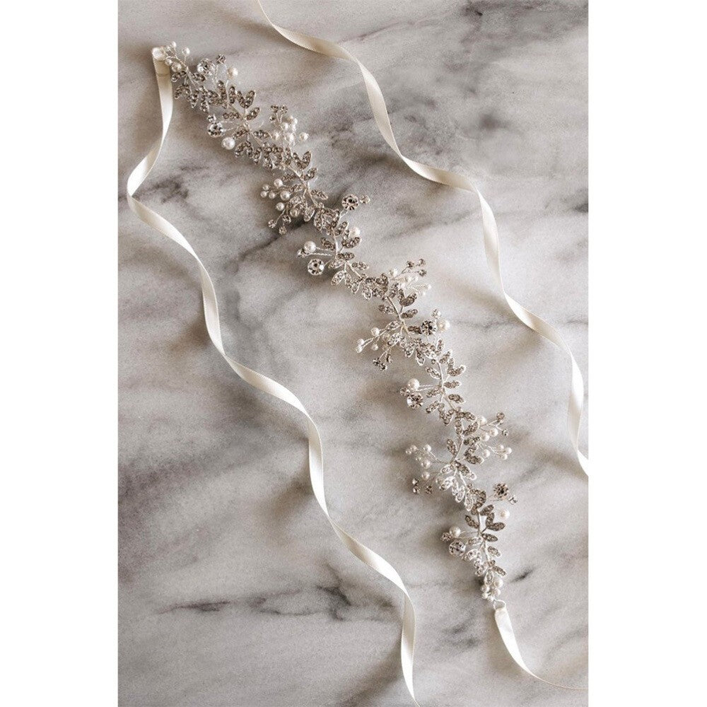 Wedding Dress Belts for Bride Bridesmaid Bridal Rhinestone