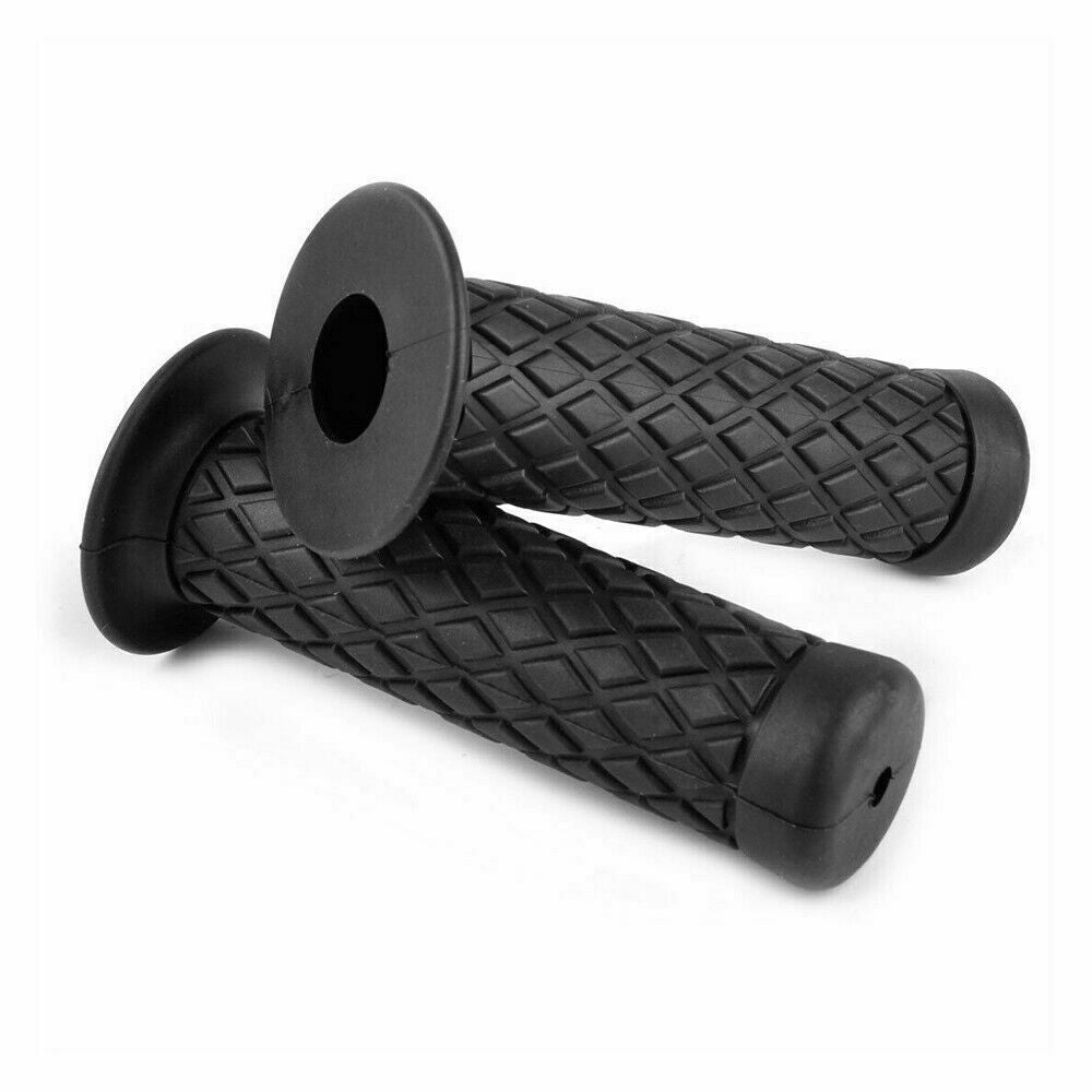Universal Motorcycle Motorbike Rubbers Handlebar Handle bar Grips 22mm 7/8" UK