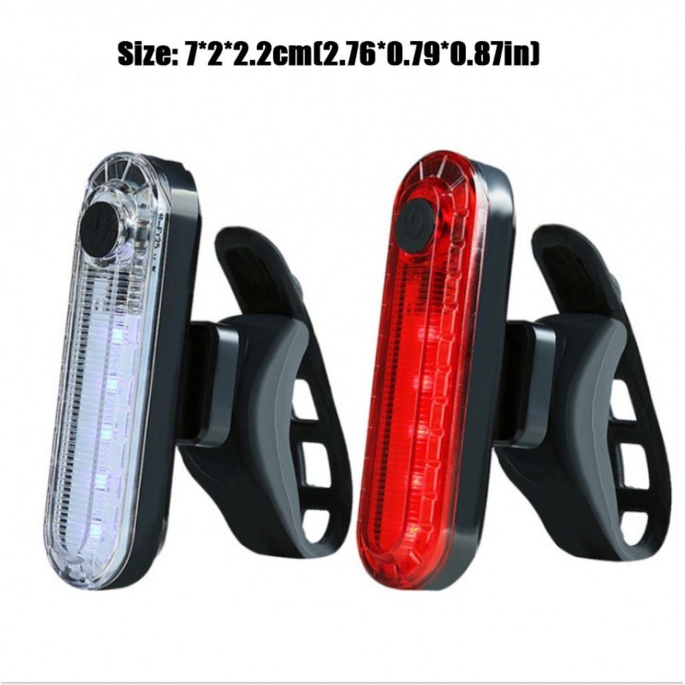 Night Riding Lights Rear Bike Tail Light  Fit On Any Bicycle/Helmet