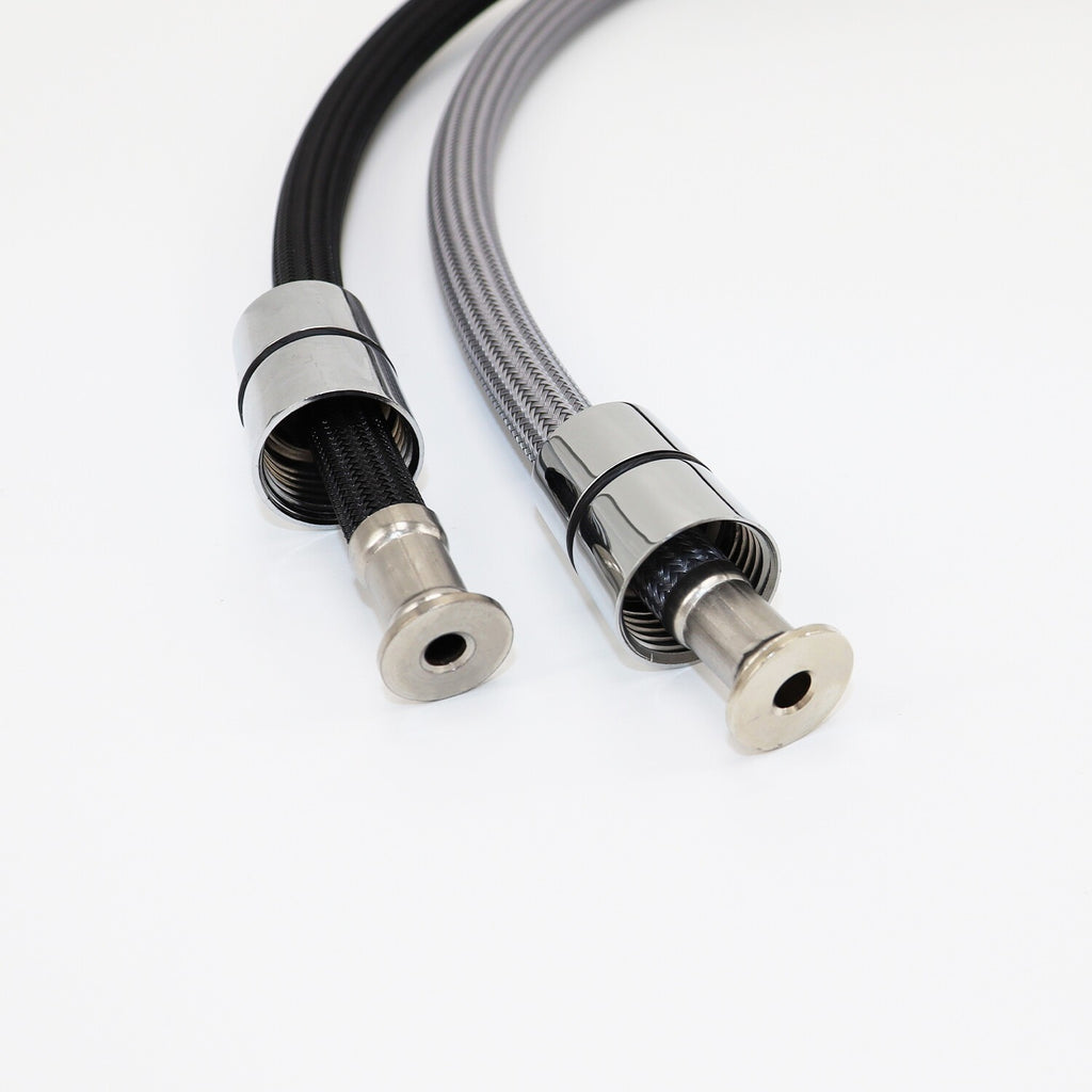 50/60Cm F1/2 M15*1 Pull Out Faucet Hose Nylon Braided Flexible Water Hose fo