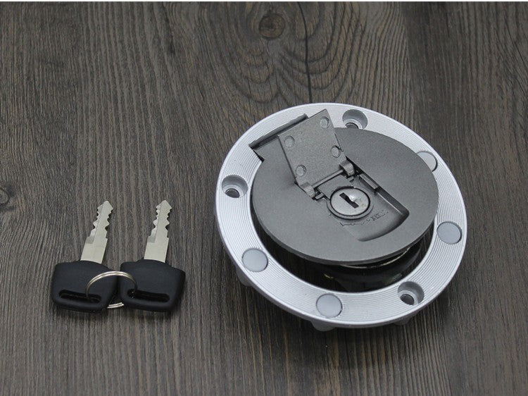 105mm Steel Motorbike Oil Tank Cap With 2 Keys Fuel Cap Motorcycle Gas Cover