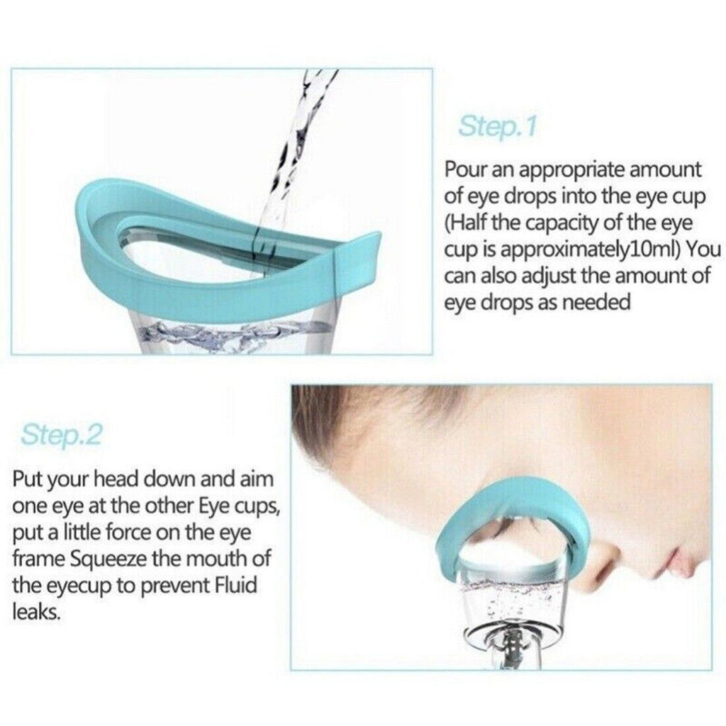 1Pcs Extrusion Silicone Eye Wash Cups Eyes Cleaner Compact Eye Wash Bath Cups
