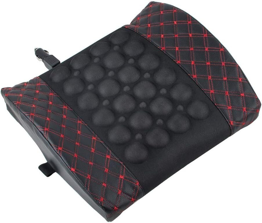 Orthopaedic Massage Vibrating Comfy Back Seat Lumbar Support For Taxi Car Lorry