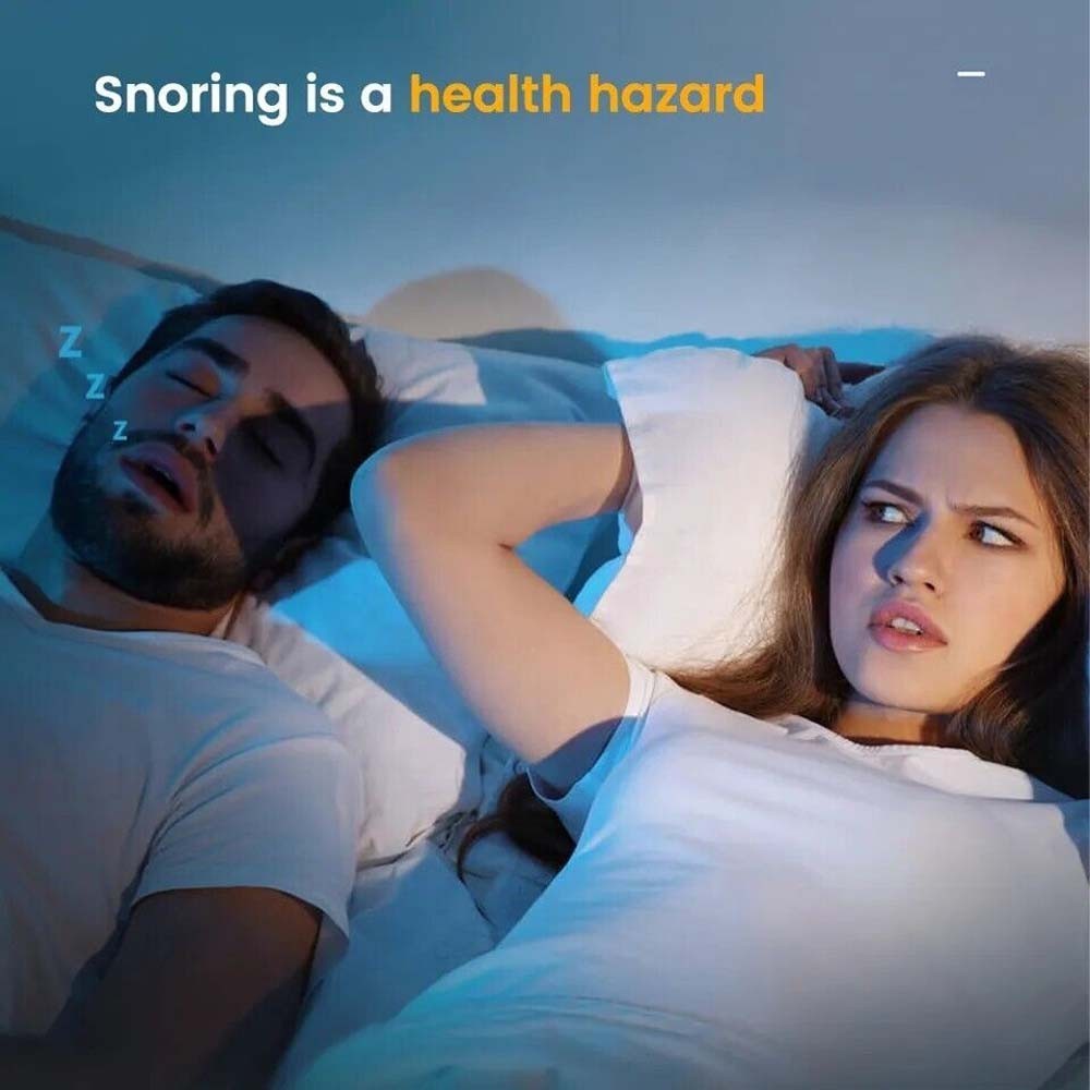 New Smart Snoring Stopper Sleep Aid Anti Snoring Chin Device Muscle Tightening