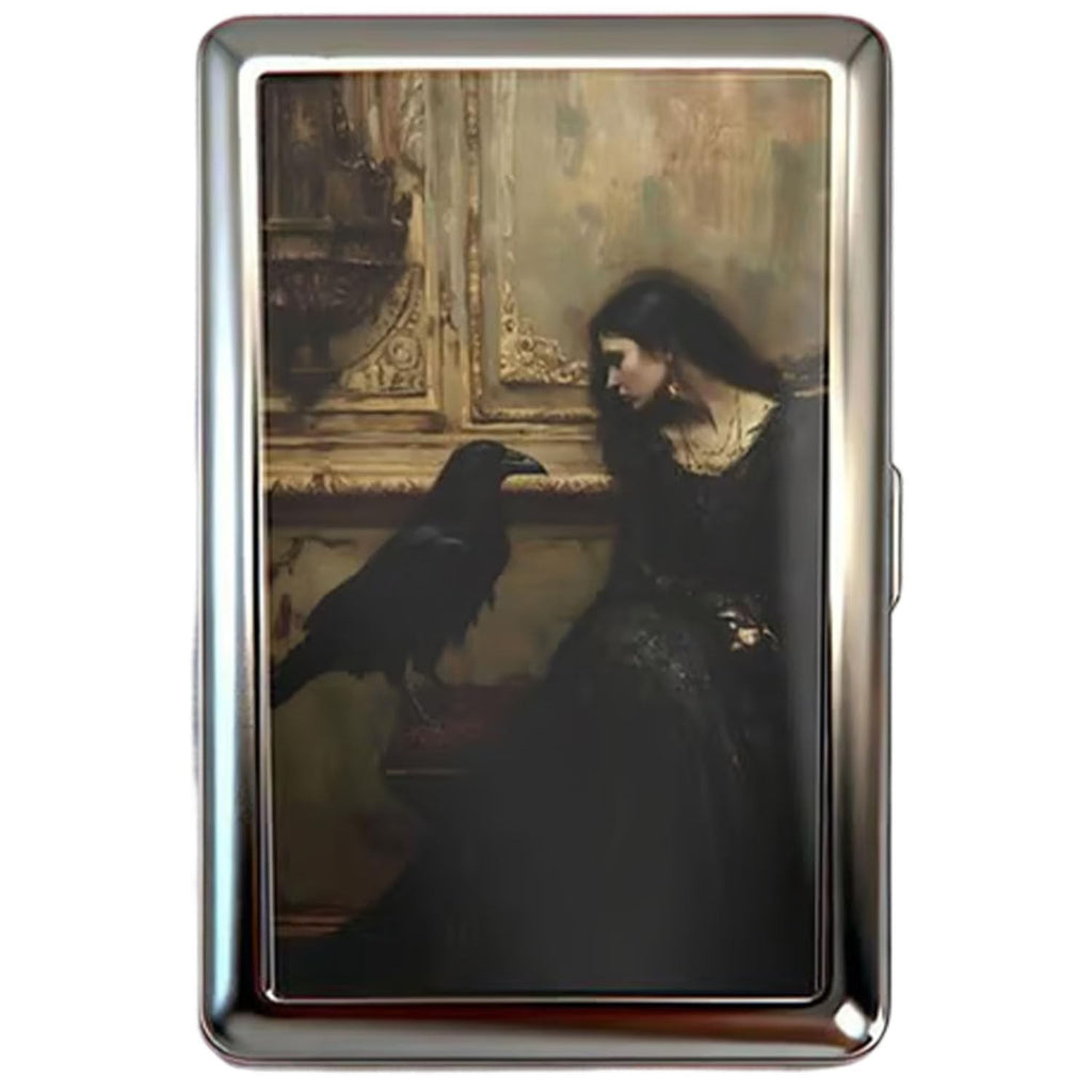 Vintage-Style Versatile Card & Cash Case, 2026 Vintage Versatile Metal Cigarette