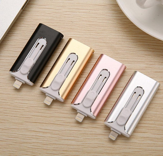 FileNest 4-in-1 USB Flash Drive for iPhone iPad,High Speed Photo Stick External