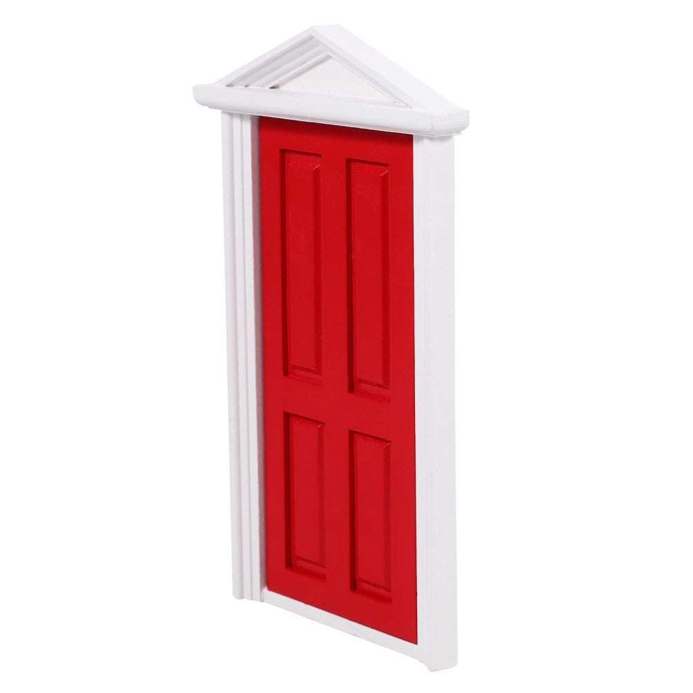 Tiny House Door Model Mini Decor Miniature Furniture for Dollhouse