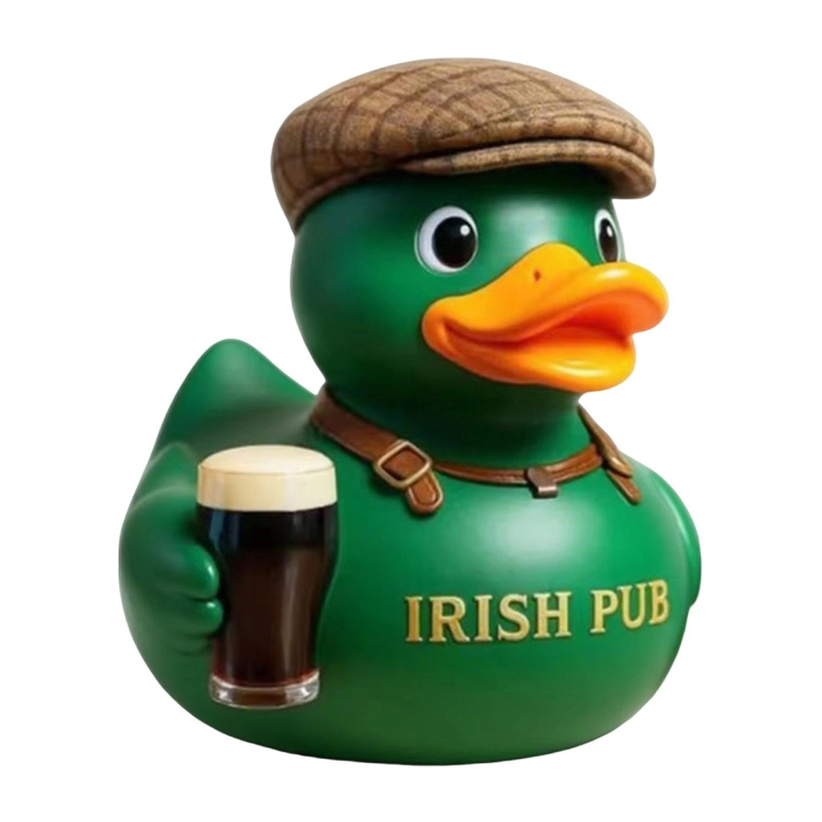 St. Patrick's Day Resin Duck Figurine Irish Pub Duck Figurine Holiday Decor