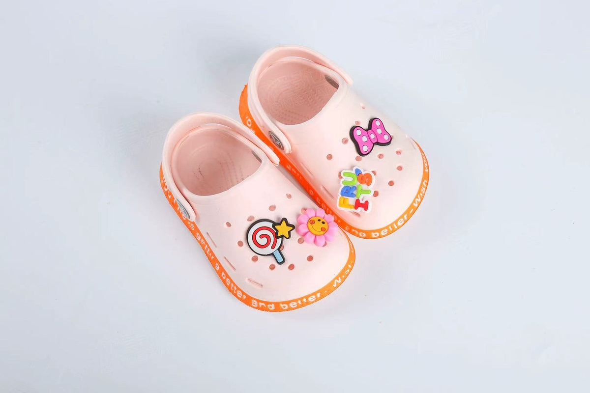 100pcs Cave Shoes Buckle Decoration PVC Soft Rubber DIY Accessories Cute Cartoon