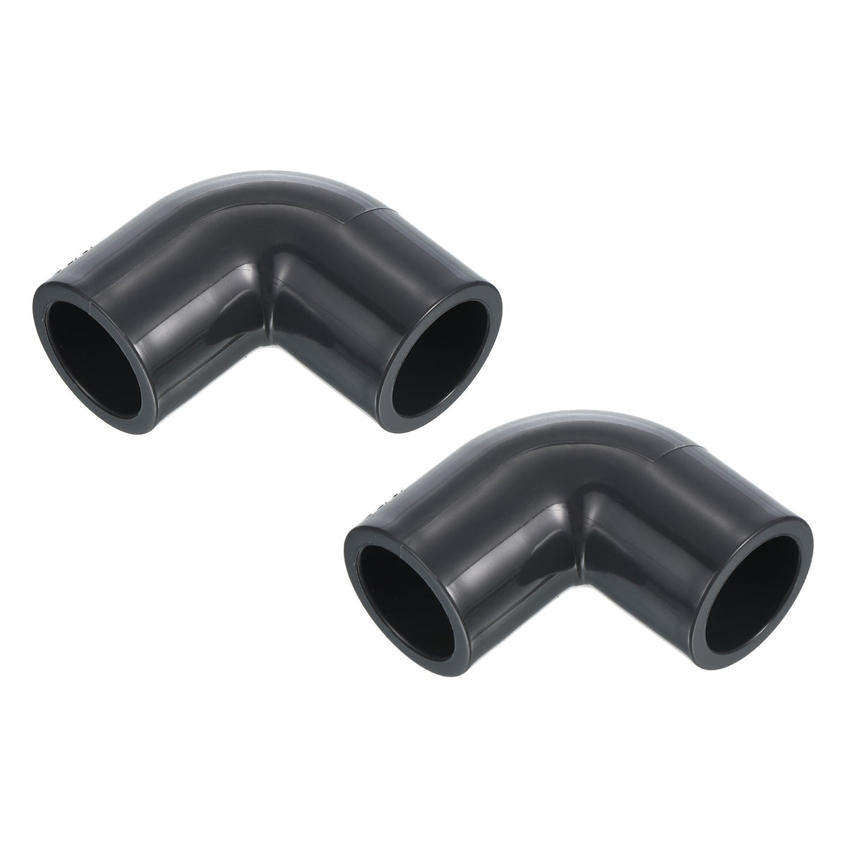 8 Pcs UPVC Pipe Fitting Elbow 20mm Socket 90 Degree Adapter Connector Gray