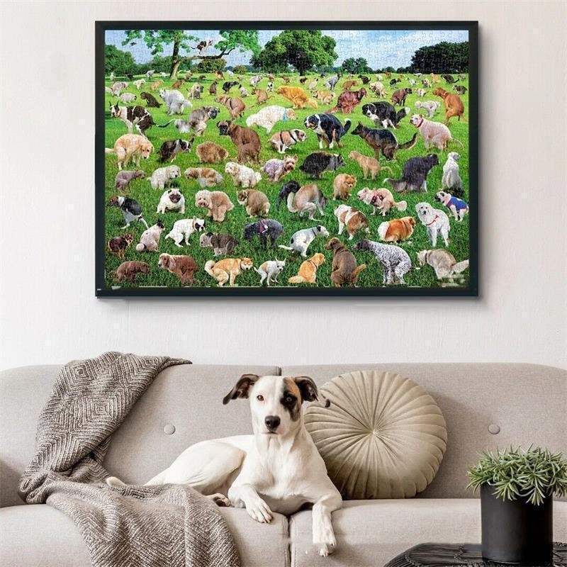 1000 Pieces Jigsaw Puzzle 101 Pooping Puppies Dogs Pooping Puzzles UK
