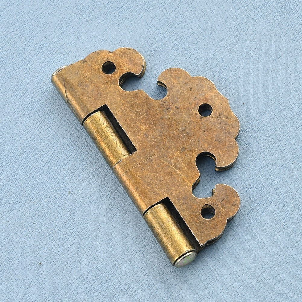 4 Pieces of Rustic Decorative Hinges for Wooden Doors and Cabinet Applications