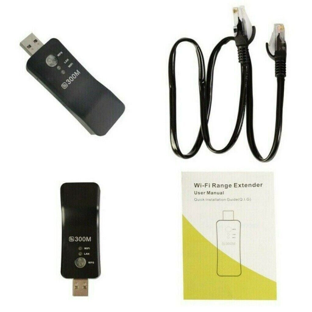 UK For Samsung Smart TV Wireless LAN Adapter WiFi Dongle RJ-45 Ethernet Cable