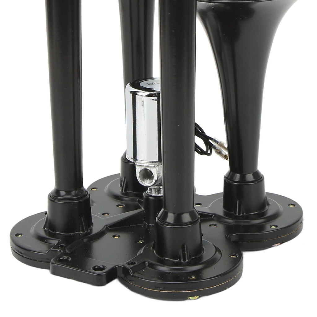 4 Trumpet Train horn kit Truck/UTV/ Impact Drill Train Horn 150DB
