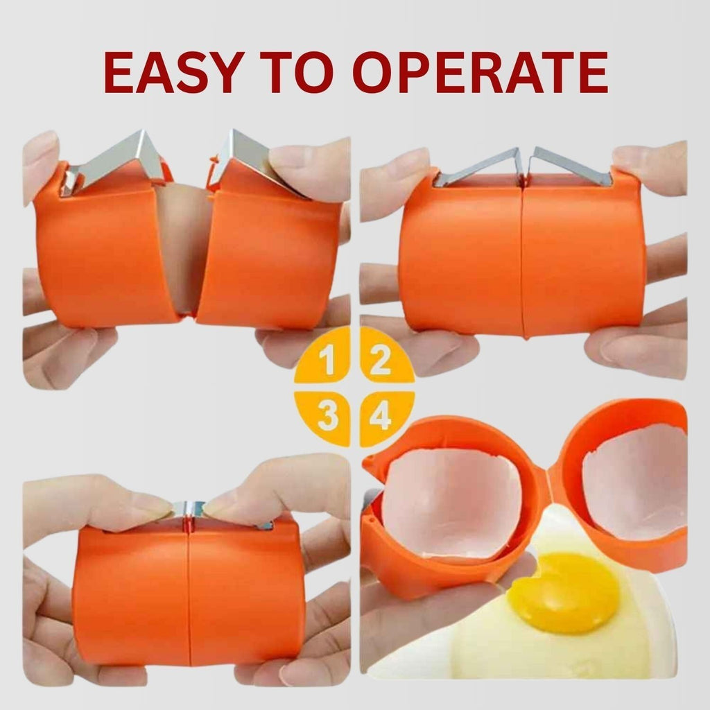 Egg Cracker Tool Egg Breaker Manual Shell Separator Opener Kitchen Tools for Egg