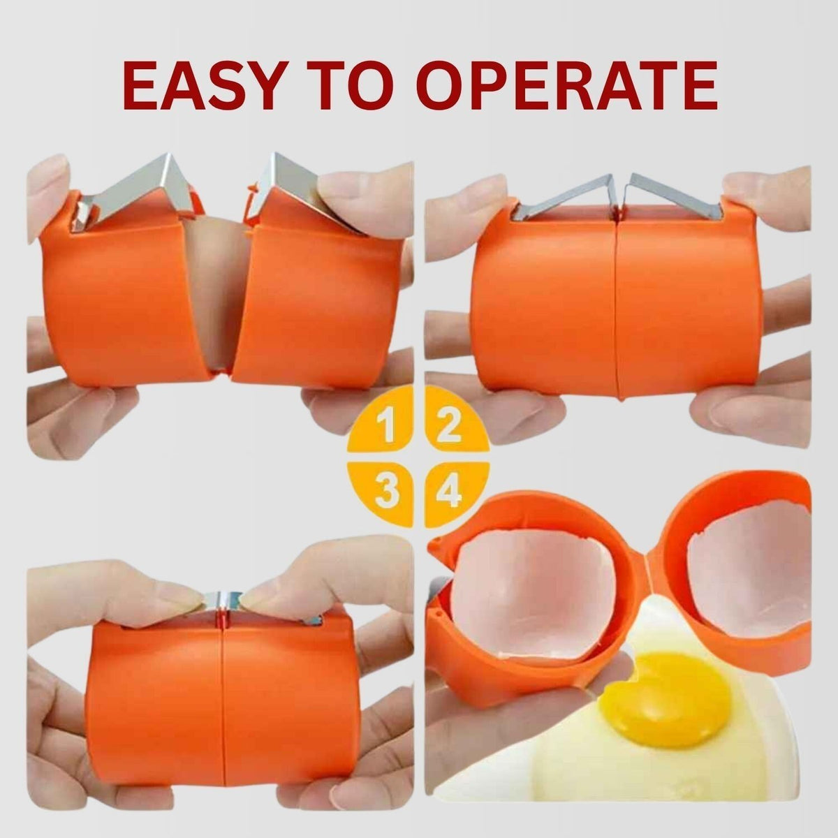 Egg Cracker Tool Egg Breaker Manual Shell Separator Opener Kitchen Tools for Egg