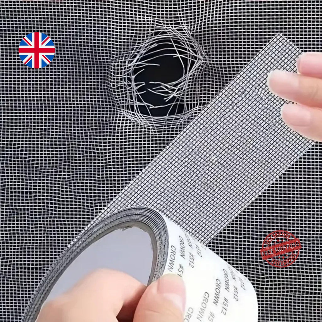Waterproof Window Screen Repair Tape | Anti-Mosquito Self-Adhesive Mesh Patch