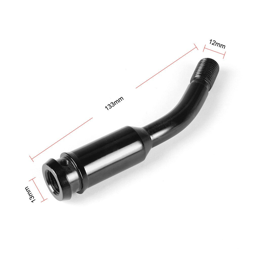 Black Racing Gear Shifter Stick Lever 5" Bend Bent Extension for VW T4 T25 85-03