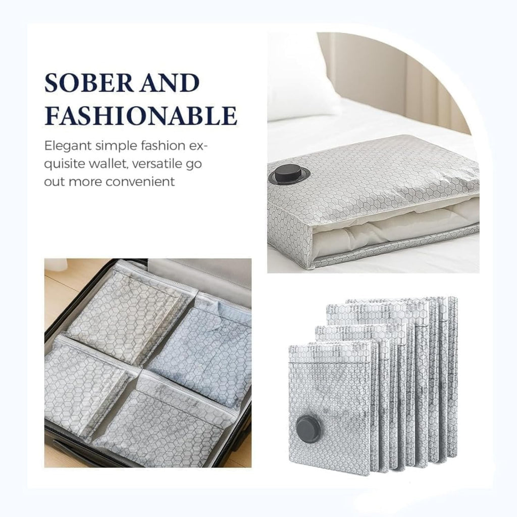 Vacuum Storage Bags Wireless Electric Air Pump Space Saver Bags for Travel &Home