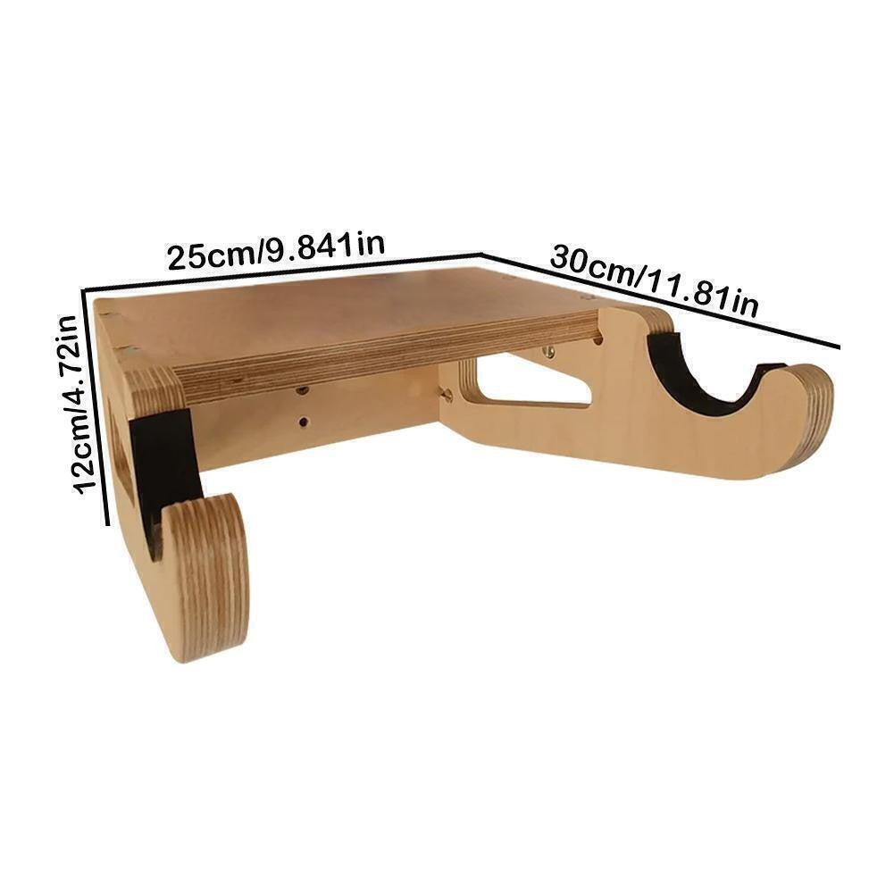 Bicycle wall mount wooden inner storage rack for racing bikes/mountain bikes