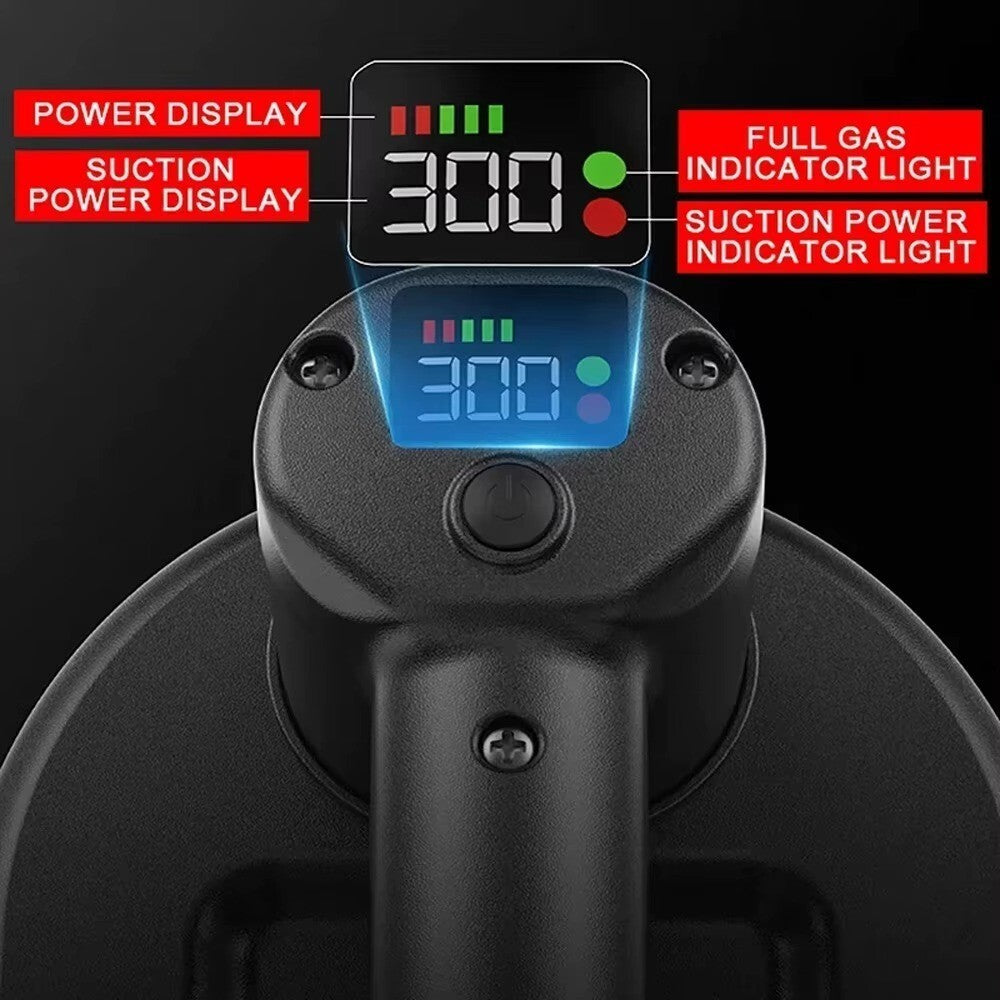 300KG Electric Vacuum Suction Cup Heavy-Duty Suction Tile Glass Lifter Tool LCD