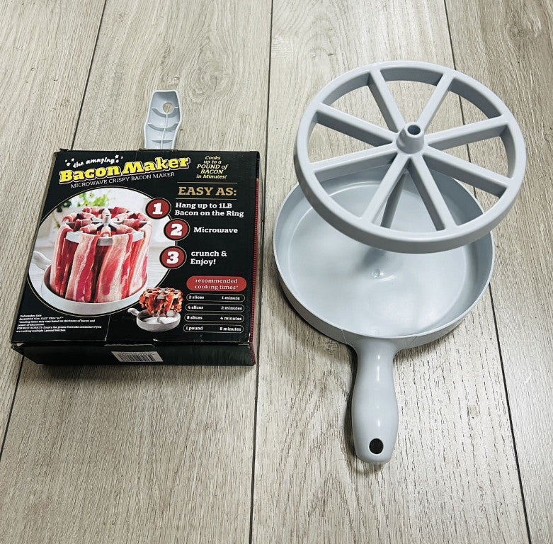 Microwave Barbecue Grill, Bacon Wizard Microwave Crispy Bacon Maker 🔥