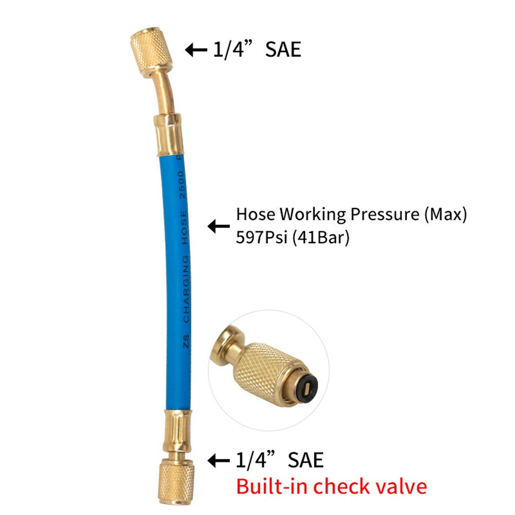 For Air Conditioning Professional Oil Dye Injector A/C R134a 1oz Injection Tool